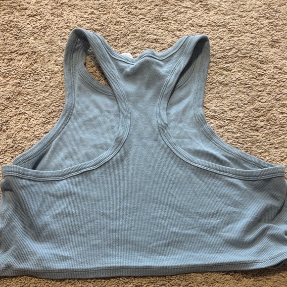 ALO Yoga Ribbed Racerback Crop Tank - Picture 2 of 3
